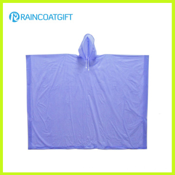 Poncho Rvc-100 Plush Rain Reusable PVC